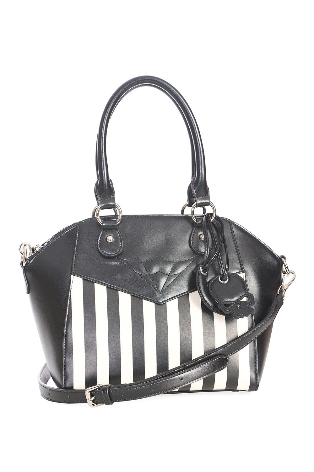 ANOTHER LOST SOUL STRIPED HANDBAG