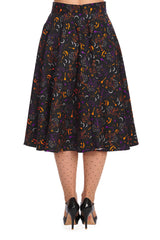 ALL HALLOWS CAT SWING SKIRT