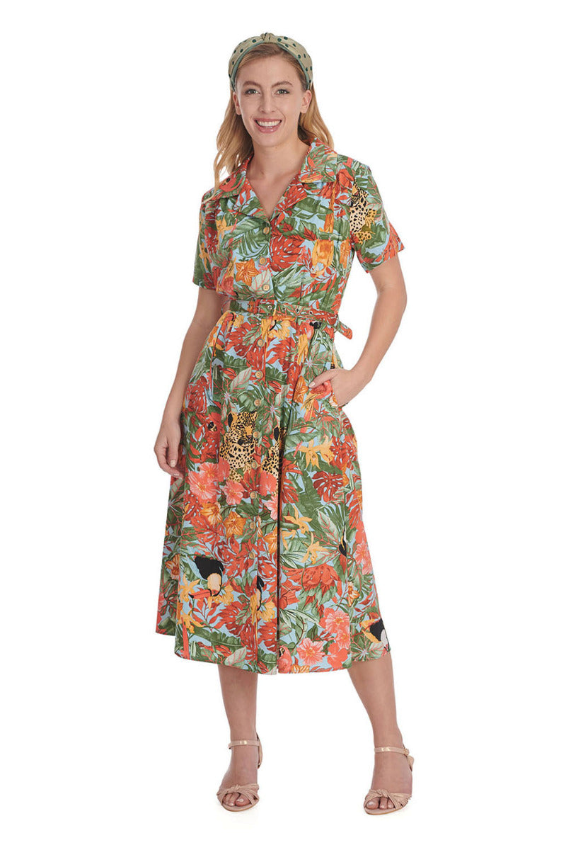 WILD PARROT DRESS