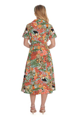 WILD PARROT DRESS