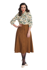 Falda estilo retro Banned Book Worm