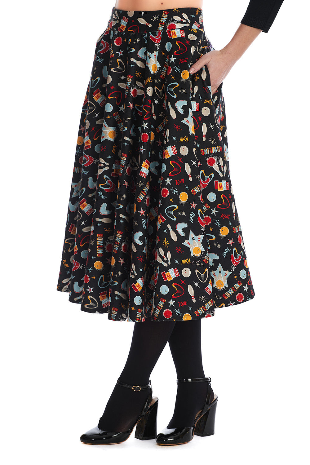 LET'S GO BOWLING SKIRT
