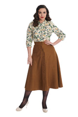 Falda estilo retro Banned Book Worm