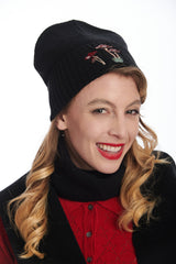 MAGIC WOODLAND BEANIE HAT-Black-One Size