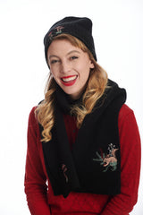 MAGIC WOODLAND BEANIE HAT-Black-One Size