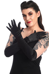 ALLEGRA OPERA GLOVES-Black-One Size