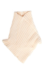 LOLA KNITTED NECK WARMER-White-One Size