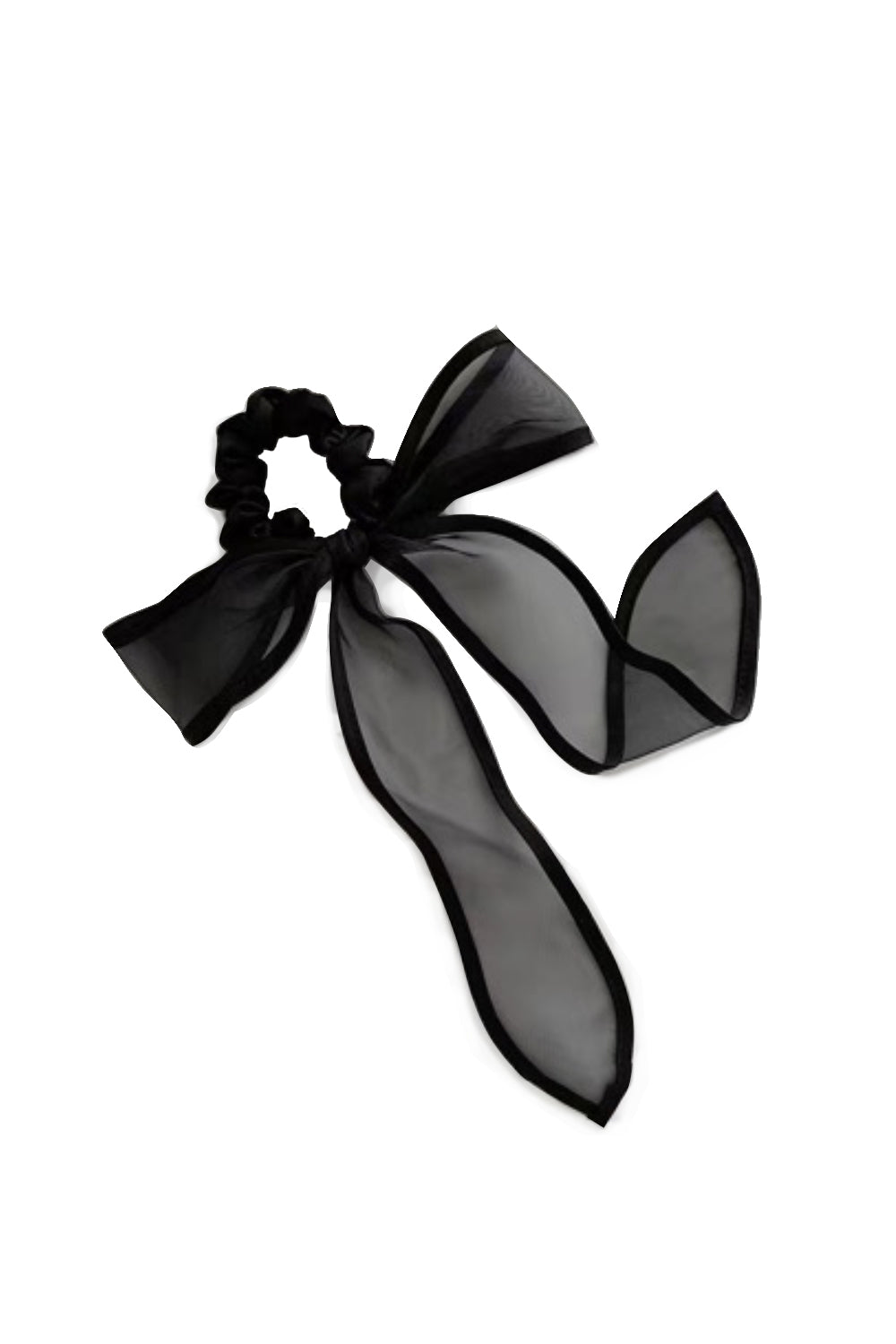 MESH HAIR TIE-Black-One Size