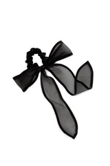 MESH HAIR TIE-Black-One Size