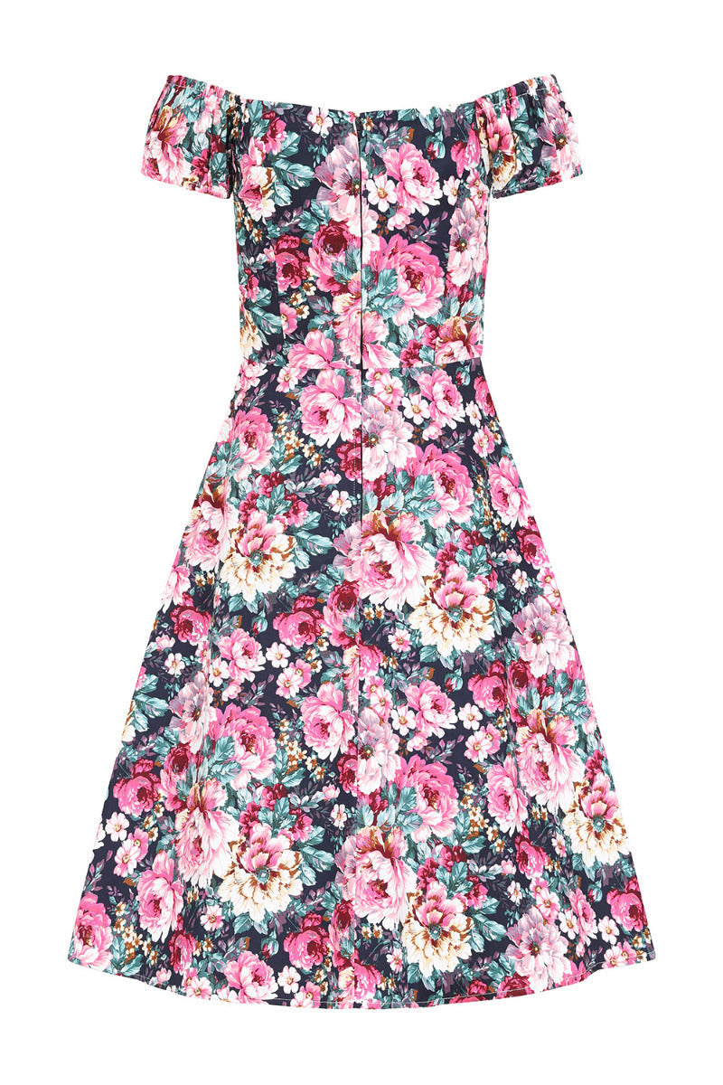 Banned Retro Marilyn Flower Show Swing Dress