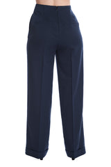 Banned Retro Adventures Ahead Button Trouser