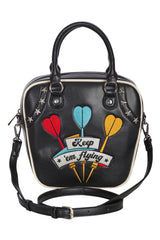 KEEP 'EM FLYING HANDBAG  Black