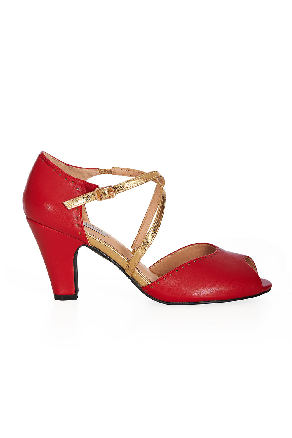 SASSY DANCE HEELS Red