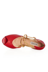 SASSY DANCE HEELS Red
