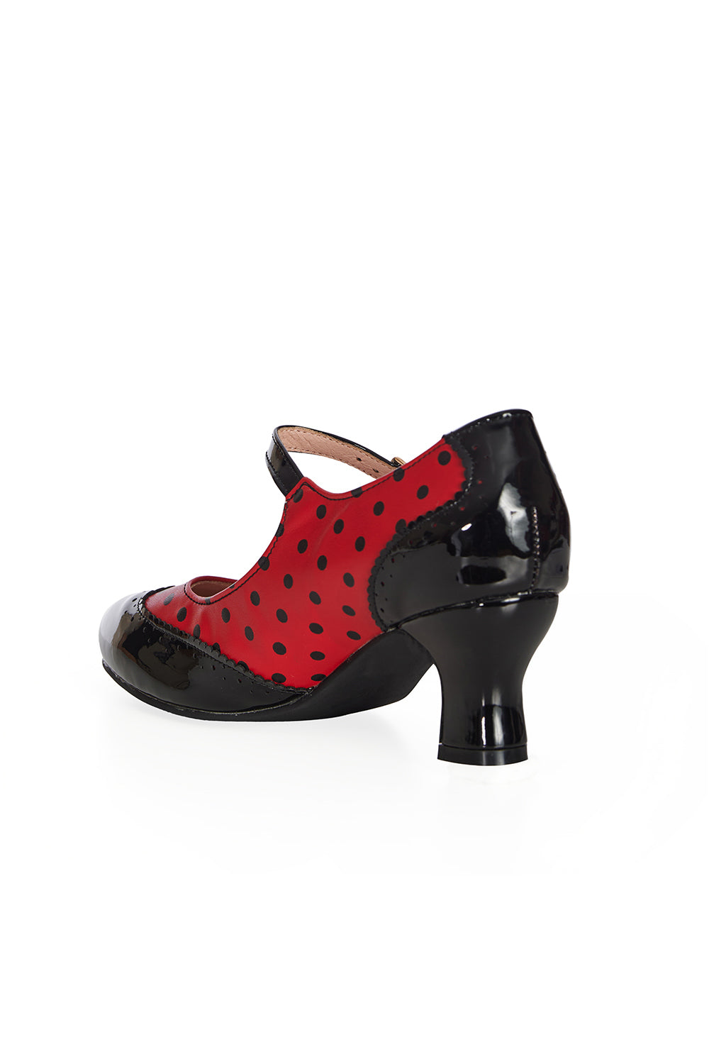 STEPPIN' STYLE MARY JANE HEELS Red
