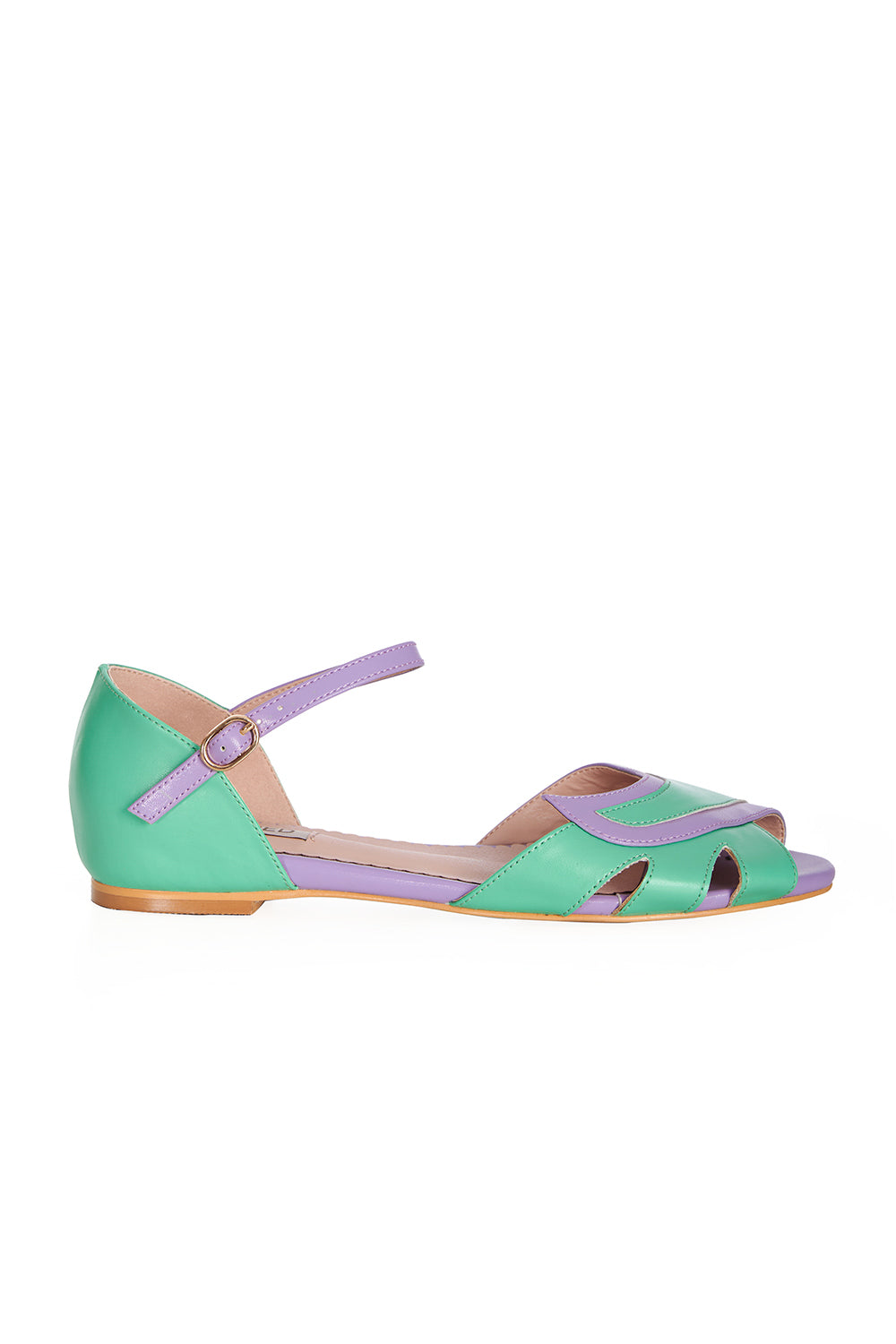 GLAMOROUS GLIDERS FLAT SANDALS Mint