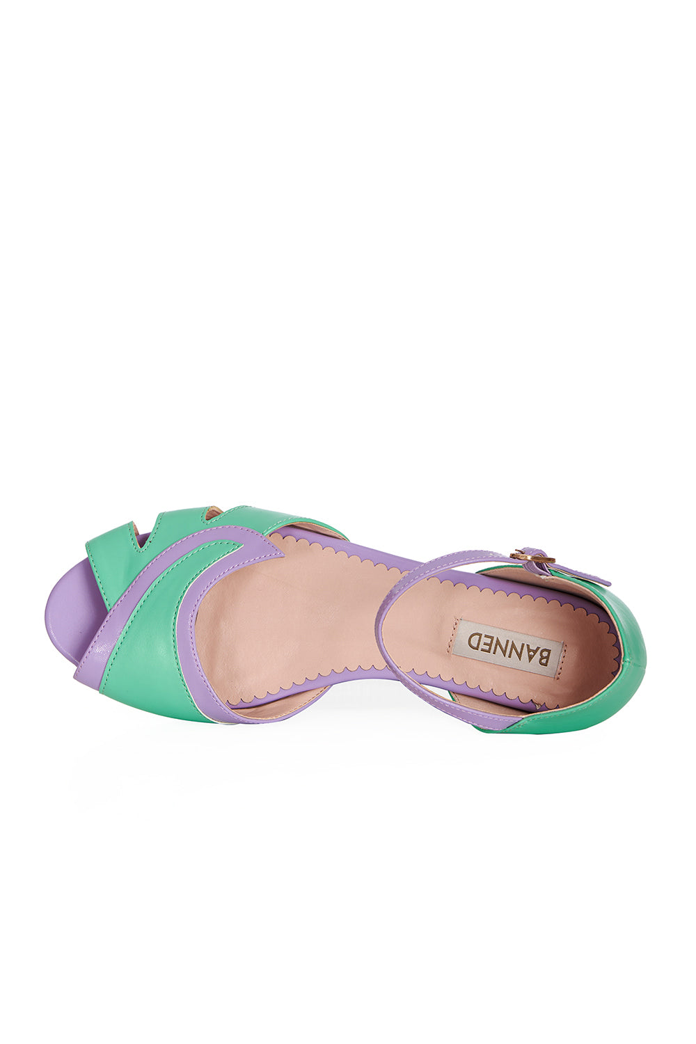 GLAMOROUS GLIDERS FLAT SANDALS Mint
