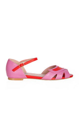 GLAMOROUS GLIDERS FLAT SANDALS Pink