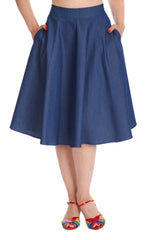 SUMMER DENIM DREAM SKIRT Blue