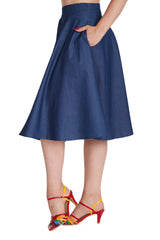 SUMMER DENIM DREAM SKIRT Blue