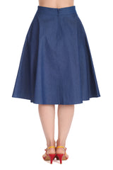 SUMMER DENIM DREAM SKIRT Blue