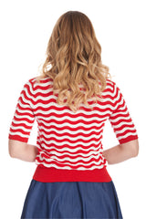 CATCHING WAVES JUMPER Red