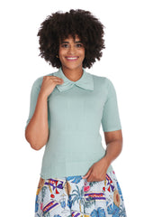BOW DELIGHT JUMPER Blue