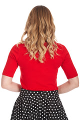 BOW DELIGHT JUMPER Red