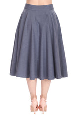 SWAY AWAY SKIRT Blue Denim