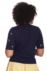 COCKTAIL HOUR JUMPER Navy