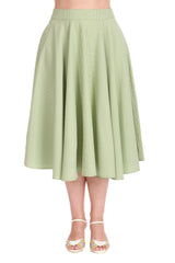 SALING BREEZE SWING SKIRT Green