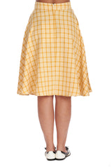 CANDY TEA SWING SKIRT Yellow