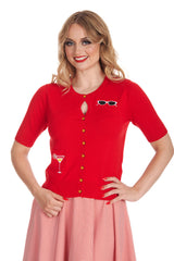 SUMMER LOVIN' CARDIGAN Red