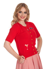 SUMMER LOVIN' CARDIGAN Red