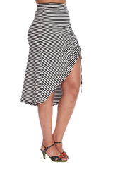 BEACH BREEZE SKIRT Black/White