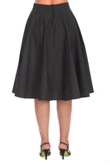 MINI POLKA QUEEN SWING SKIRT Black