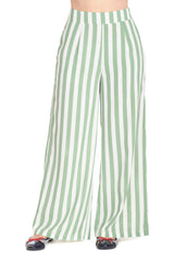 SALLY STRIPE TROUSER Green