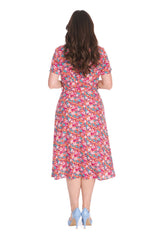 TEA PARTY DRESS Red