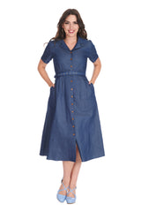 SUMMER DENIM DREAM DRESS Blue