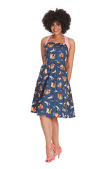 PORTOFINO LIVING SWING DRESS Blue