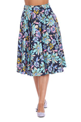 SUMMER BEE SWING SKIRT  Navy