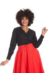 MARIA BLOUSE Black