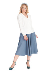 MARIA BLOUSE White