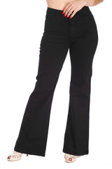 LOVE FLARE TROUSER Black