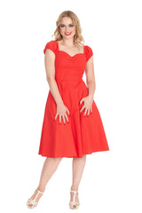 DANCE DAY DRESS Red