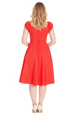DANCE DAY DRESS Red