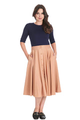 1950's Banned Retro Grace jumper-Navy