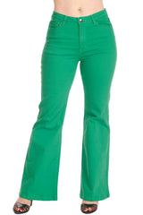 LOVE FLARE TROUSER Green