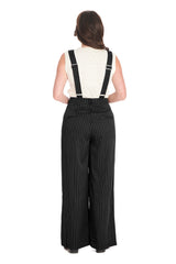 STRIPE SAIL DUNGAREES Black