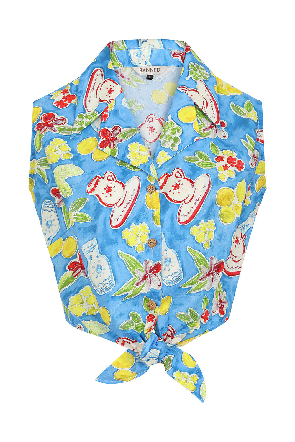 LEMON IN MY TEA BLOUSE Blue